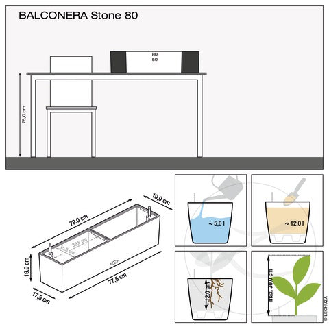BALCONERA Stone 80